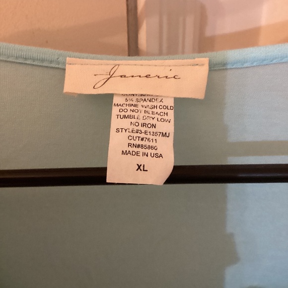 New Lightweight Janeric Layered Tier Blouse Layer Size XL Eyelash Shell - Picture 2 of 4